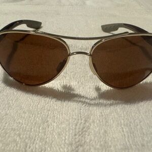Costa Women's Sunglasses - Gold Frame with Brown Lenses